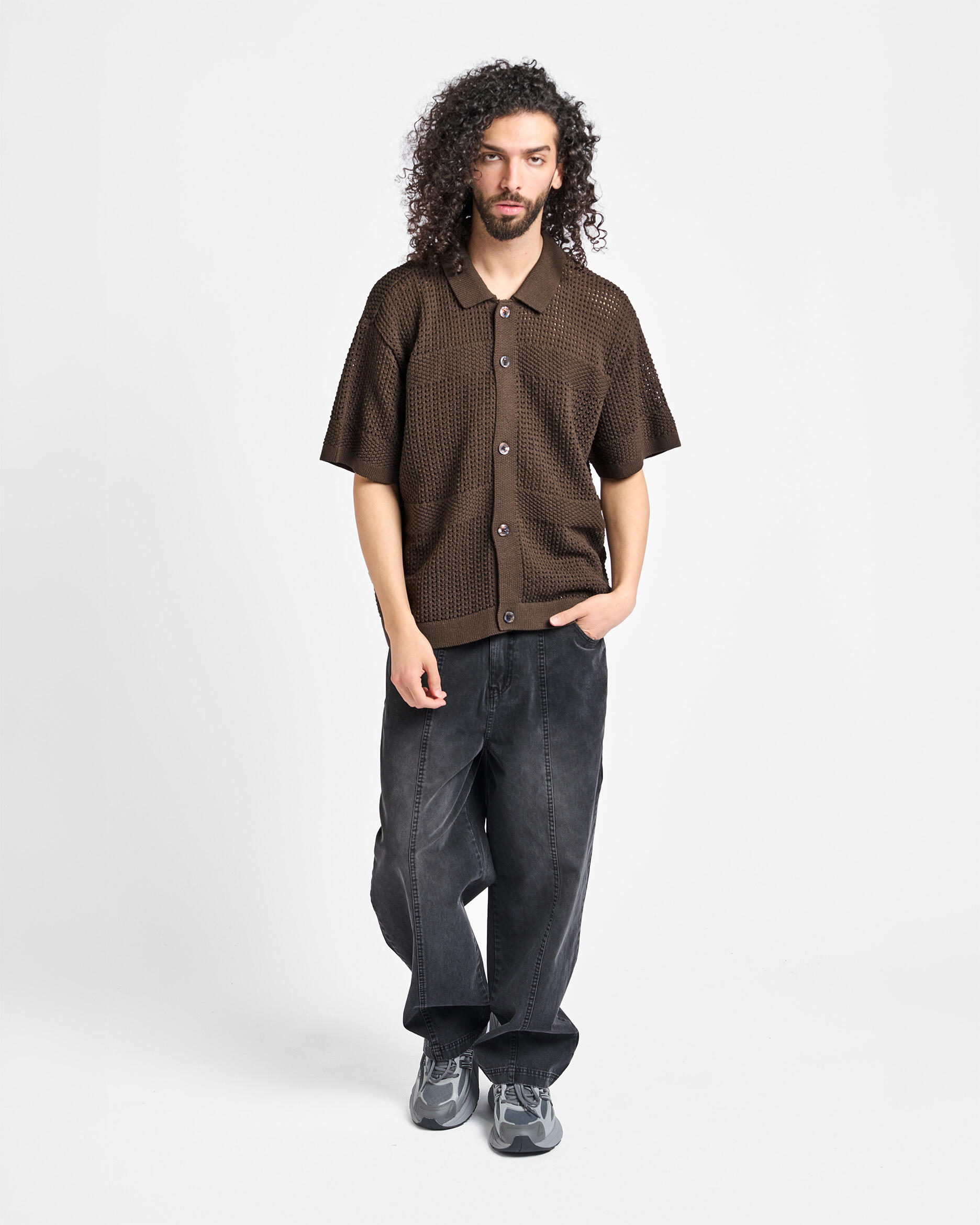 Obey ZACH SWEATER SHIRT | 151000122-WRN | AFEW STORE
